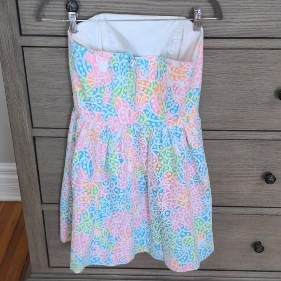 Lilly Pulitzer Colorful Lace Dress Size 2 - Picture 6 of 8